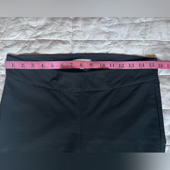 Avenue Montaigne Leo Signature Black Pull On Cropped Flare Pant Office Work - 10 - Picture 4 of 9